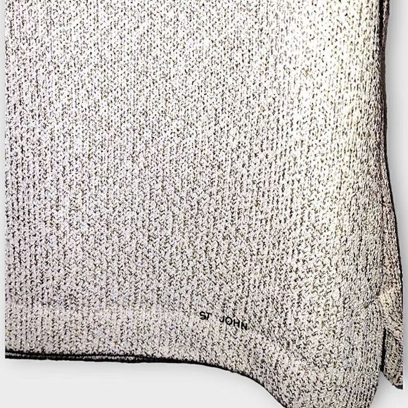 Vtg St. John Sweater Sz P Cream Gold Luxe Sleeveless Sport by Marie Gray - Picture 5 of 10